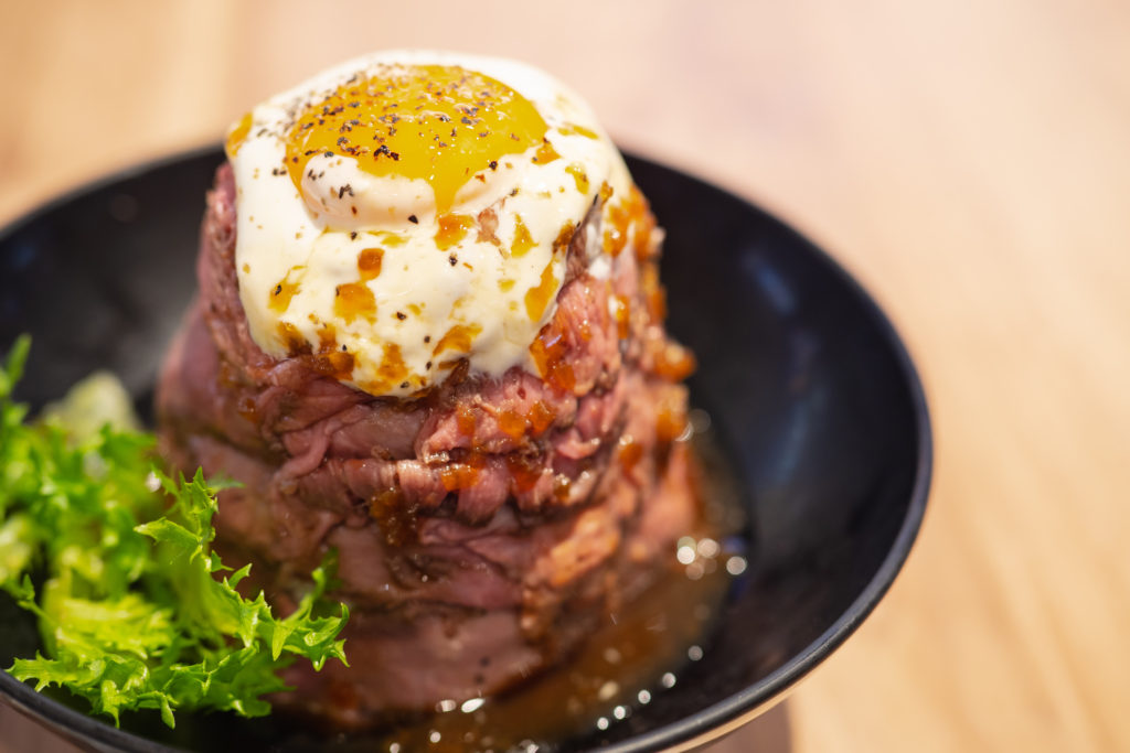 スチコン ローストビーフ丼